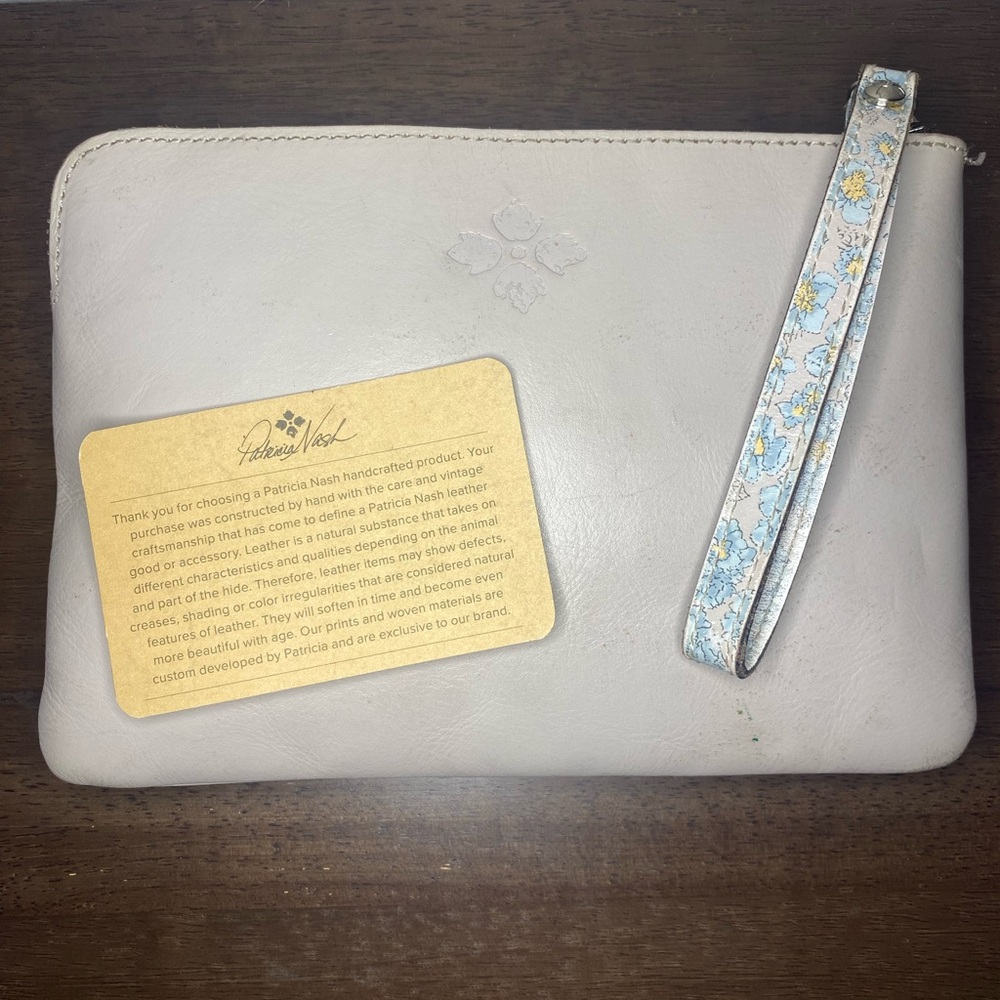 Patricia Nash Cassini Leather Wristlet